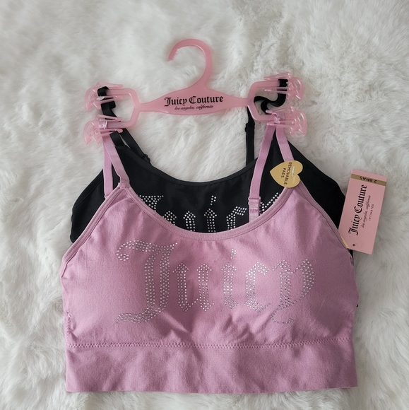 Juicy Couture Other - 🩷JUICY COUTURE BRAND NEW 2-PACK BRALETTE REMOVABLE PADS SIZE L